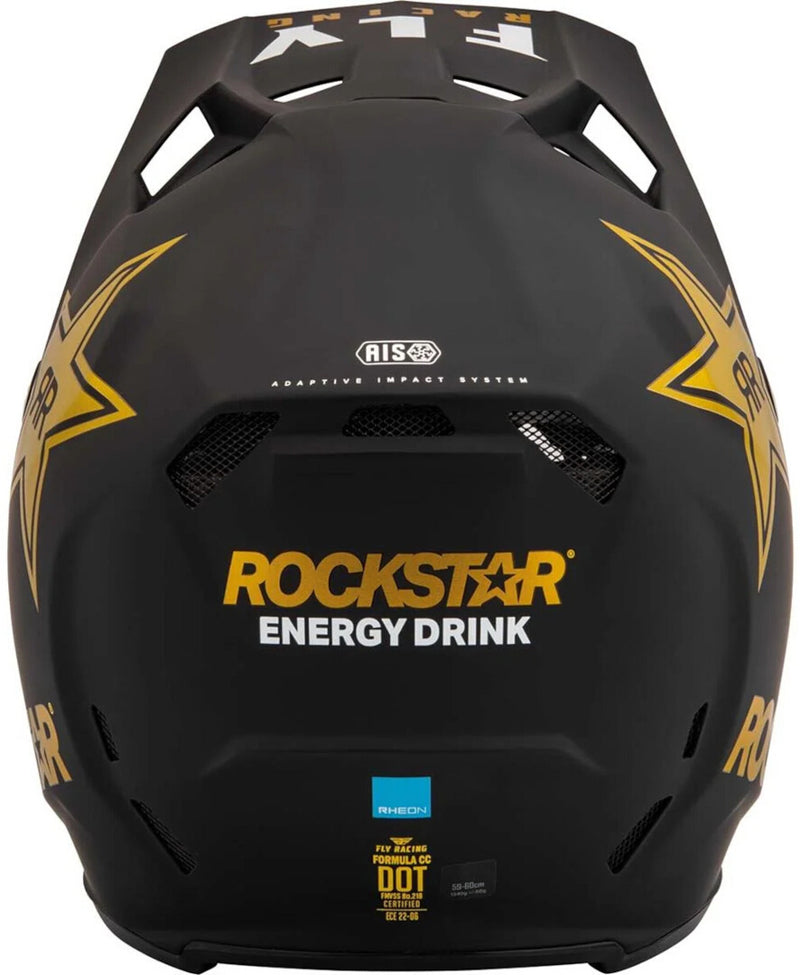 Fly Helmet Formula CC Rockstar Matt Zwart Goud