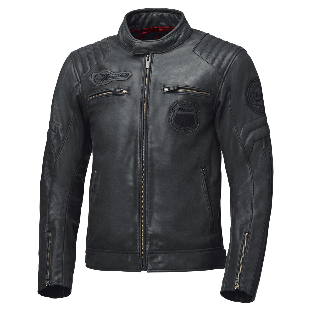 Held Baker 2 leren motorjack – Black