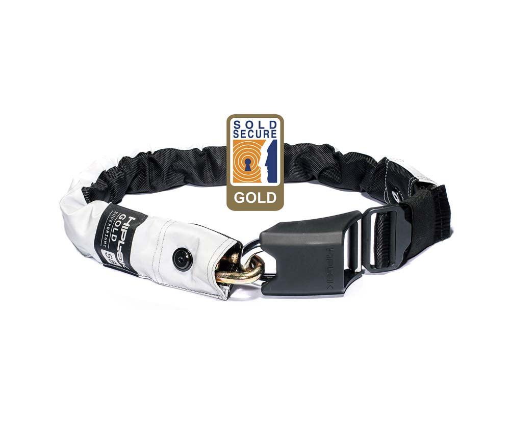 Hiplok GOLD kettingslot - Superbright