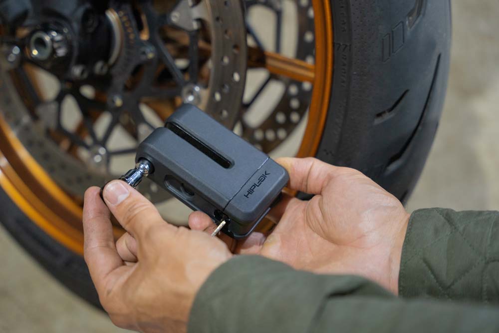 Hiplok MDX Moto schijfremslot - Zwart
