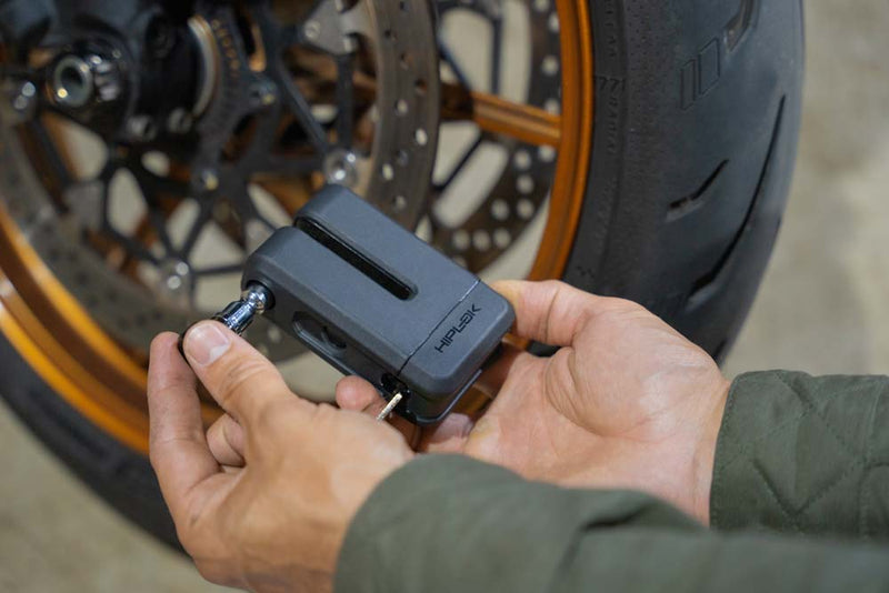 Hiplok MDX Moto schijfremslot - Zwart