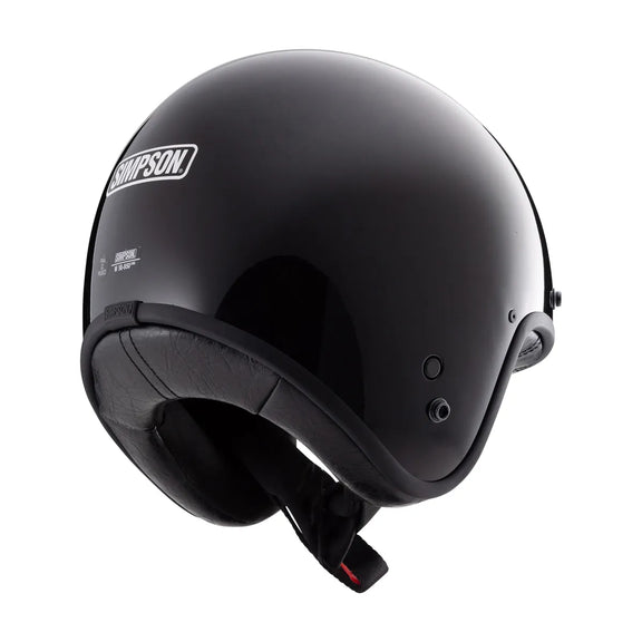 Simpson Chopper Helwood Jethelm ECE 22.06 Carbon Vintage - afbeelding 2