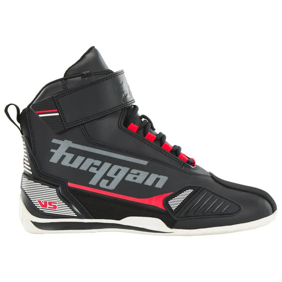 Furygan V5 D3O WP motorschoenen Zwart-Wit-Rood, productfoto 1