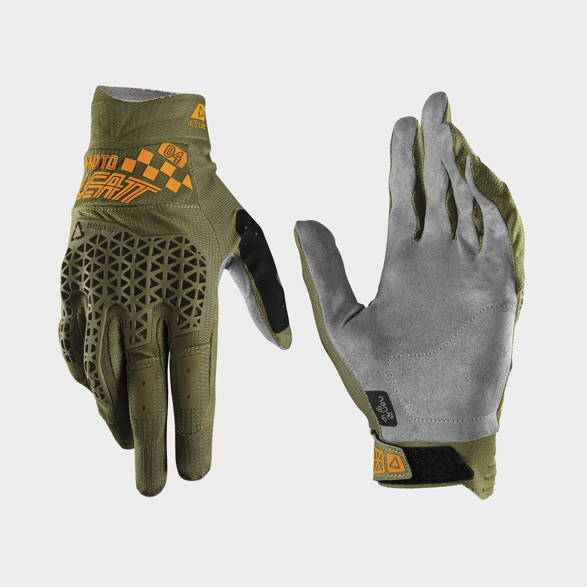 Leatt Moto 4.5 Lite Crosshandschoenen Kakibruin, productfoto 6