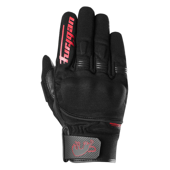 Furygan Jet D3O EVO motorhandschoenen Zwart-Rood, productfoto 1