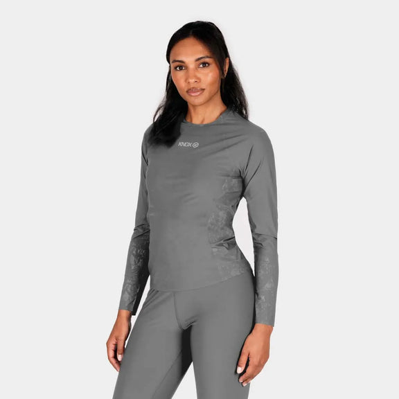 Knox Dual Active Base Layer Shirt Dames Grijs – Lange Mouw