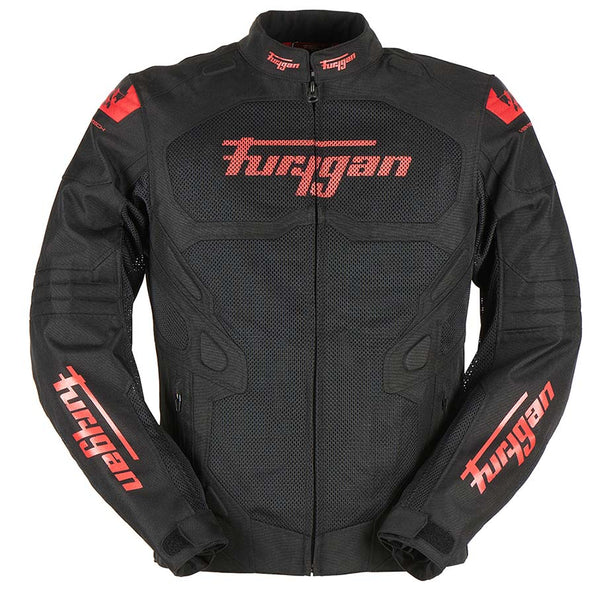 Furygan Atom Vented Evo motorjas Zwart-Rood