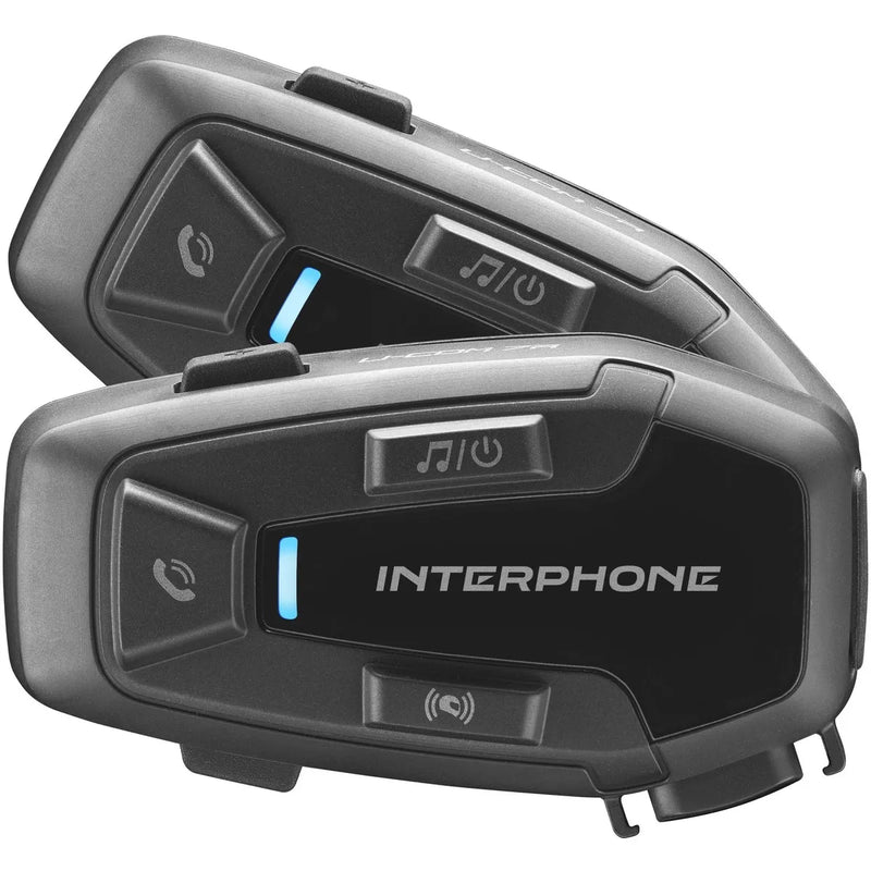 Interphone U-COM 7R Bluetooth Intercom Duo Pack – Communicatieset voor 2 Motorrijders