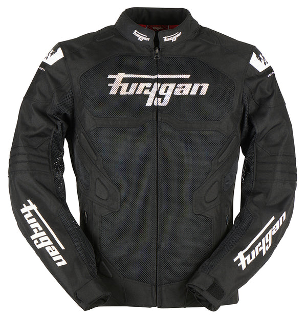 Furygan Atom Vented Evo motorjas Zwart-Wit