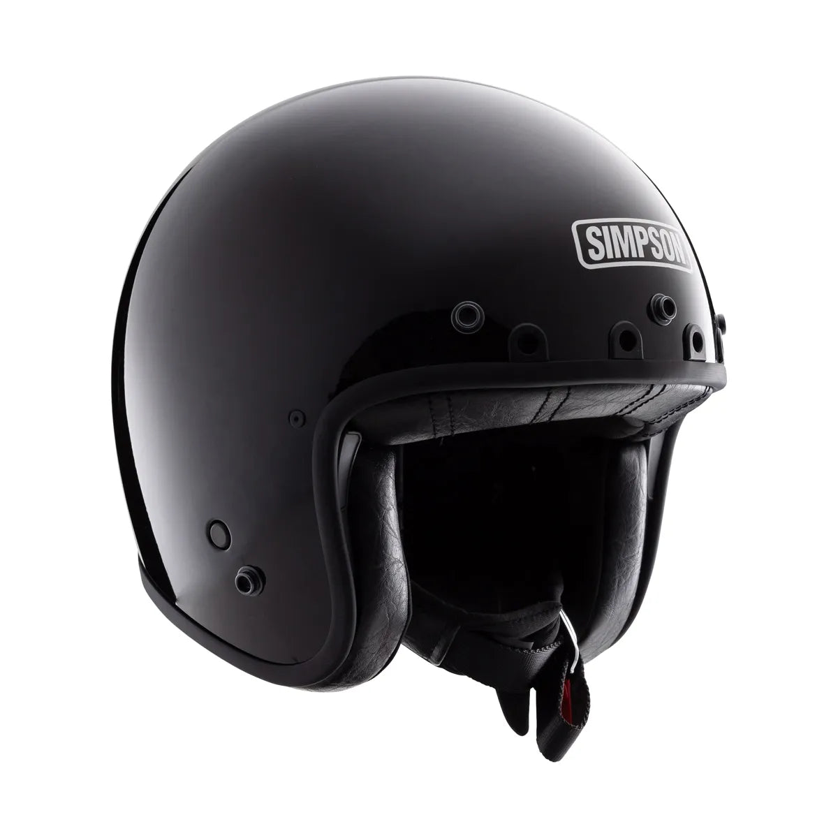 Simpson Chopper Helwood Jethelm ECE 22.06 Carbon Vintage - afbeelding 3
