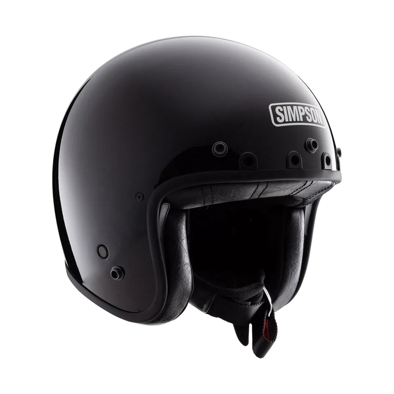 Simpson Chopper Helwood Jethelm ECE 22.06 Carbon Vintage - afbeelding 3