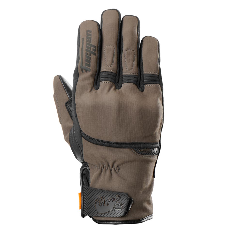 Furygan Jet All Season D3O EVO motorhandschoenen Bruin, productfoto 1