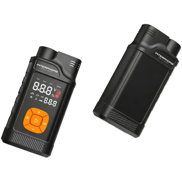 Interphone Air Pump Power – Draagbare Bandenpomp met Noodstarter 800A