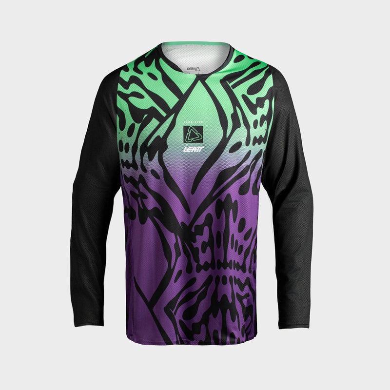 Leatt Moto 4.5 Lite Crossshirt Luipaard paars, productfoto 7
