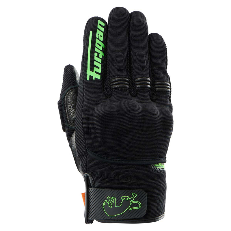 Furygan Jet D3O EVO motorhandschoenen zwart-groen, productfoto 1