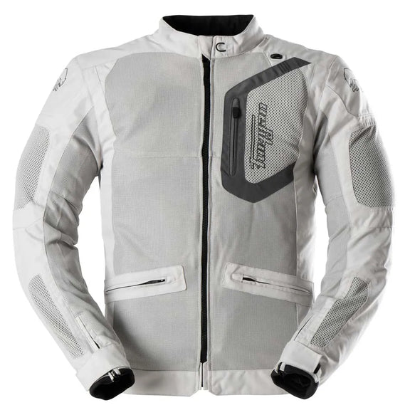 Furygan Aquilon motorjas Parelwit-Grijs, productfoto 1