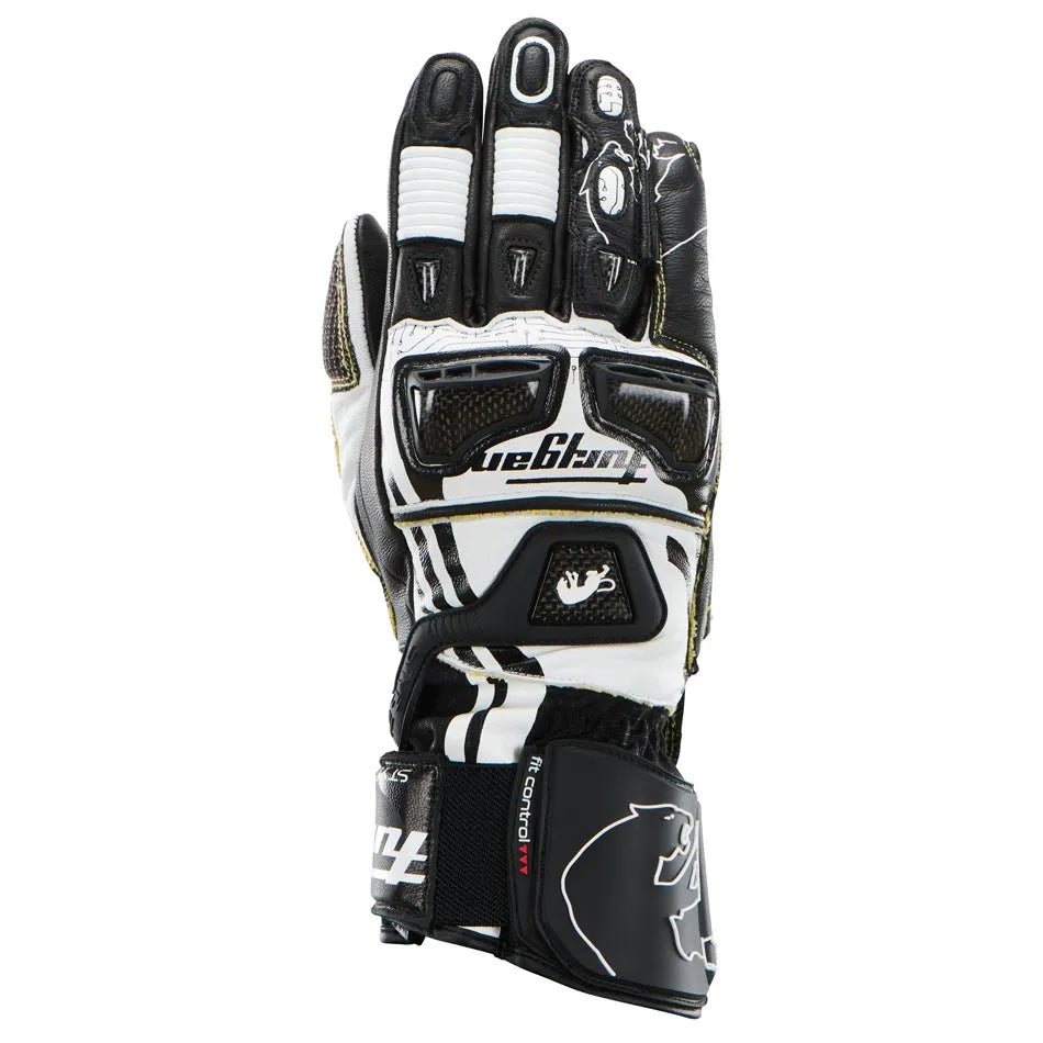 Furygan Styg21 x Kevlar motorhandschoenen Wit-Zwart, productfoto 1