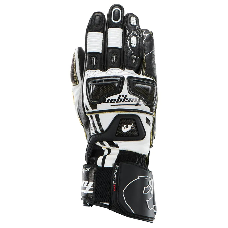 Furygan Styg21 x Kevlar motorhandschoenen Wit-Zwart, productfoto 1