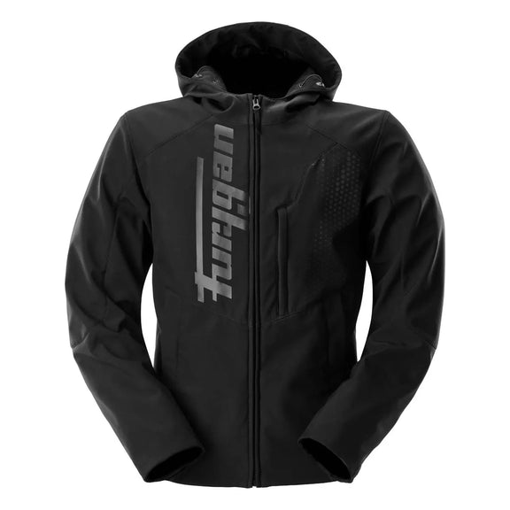 Furygan Skyfall motorjas zwart-antraciet geel fluor, productfoto 2