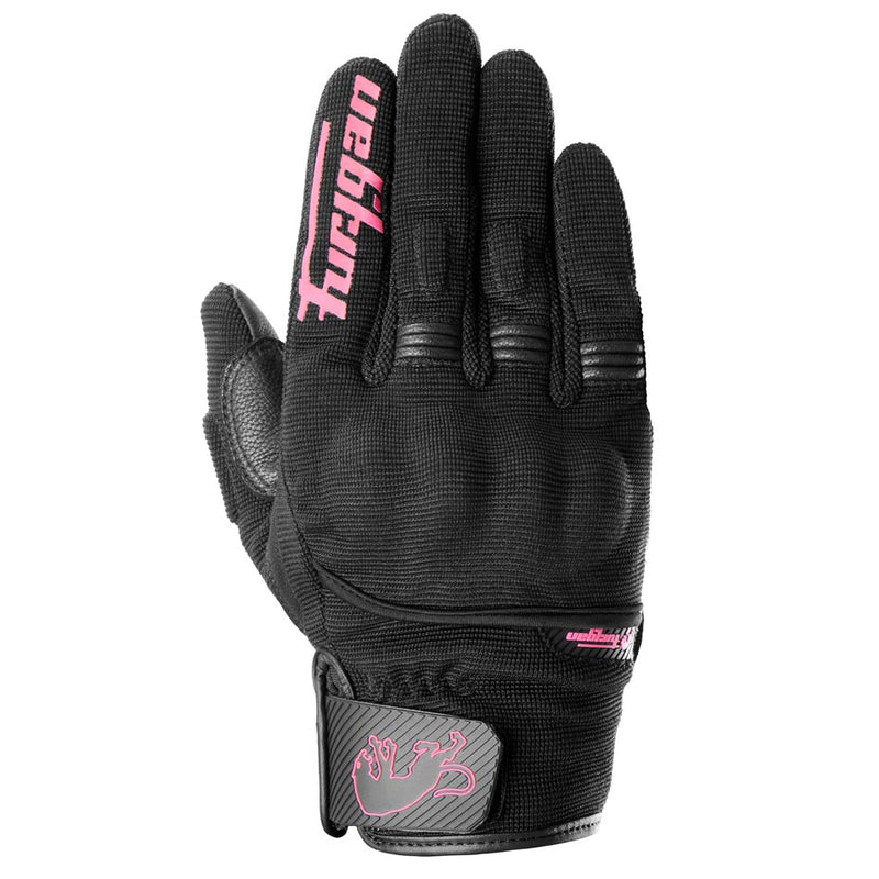 Furygan Jet Lady D3O EVO motorhandschoenen Zwart-Roze, productfoto 1