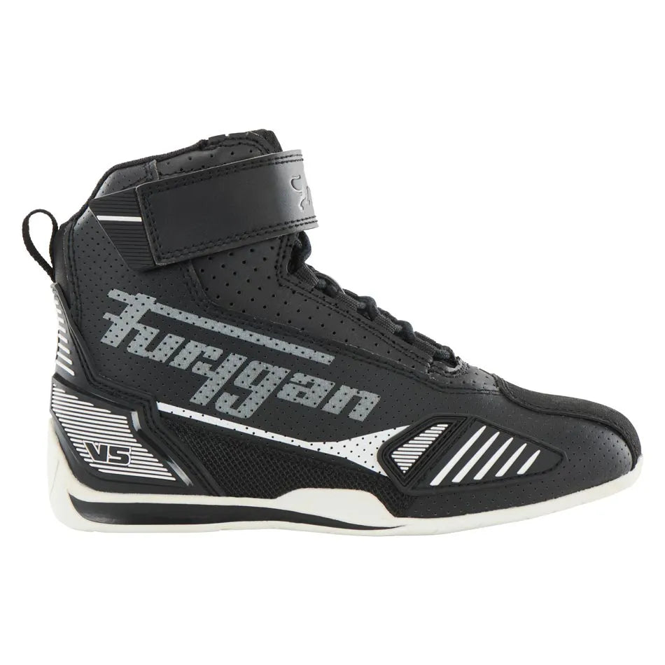 Furygan V5 D3O Lady Vented motorschoenen Zwart-Wit, productfoto 1