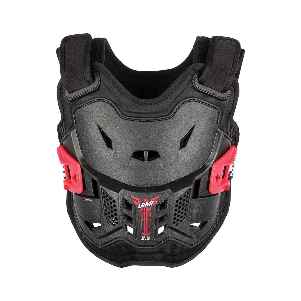 Leatt 2.5 Mini Junior Borstbeschermer Zwart en rood, productfoto 3