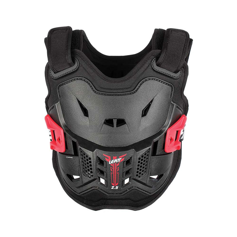 Leatt 2.5 Mini Junior Borstbeschermer Zwart en rood, productfoto 3