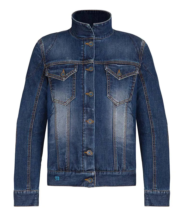PMJ Lucy Spijkerjas Dames – AAA T-Tex Pro Twaron Motorjas aanzicht 2