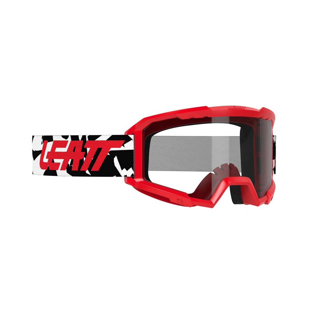 Leatt Vizion 2.5s Junior Crossbril Rood en transparant, productfoto 3