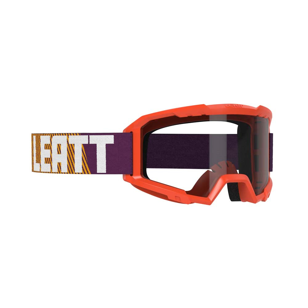 Leatt Vizion 2.5s Junior Crossbril Oranje en transparant, productfoto 3