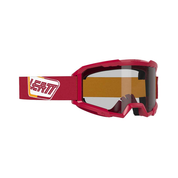Leatt Vizion 2.5 Crossbril Rood en transparant, productfoto 2
