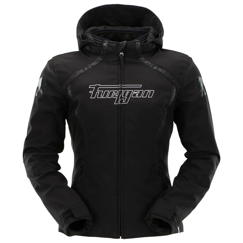 Furygan Skye Lady motorjas dames Zwart-Wit, productfoto 1