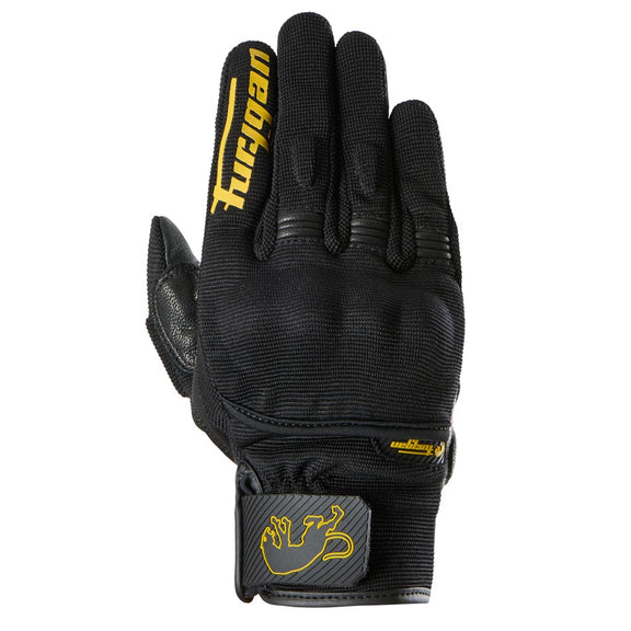 Furygan Jet Lady D3O EVO dames motorhandschoenen zwart-goud, productfoto 1
