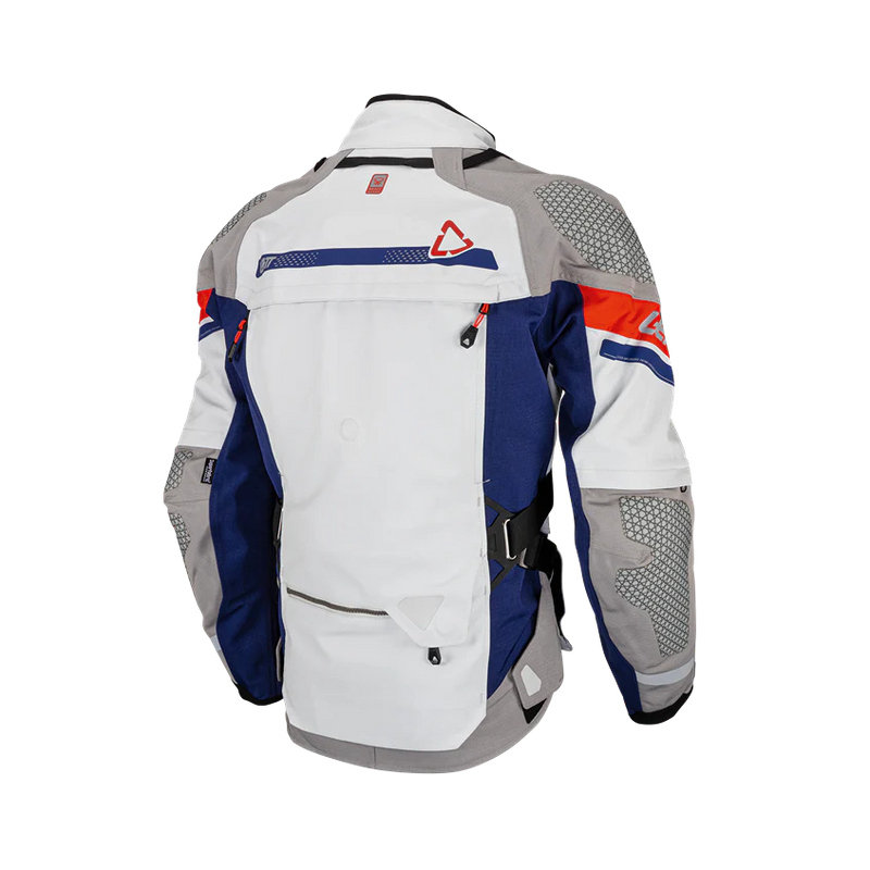 Leatt ADV DriTour 7.5 Motorradjacke, 35.000 mm wasserdicht, AA-Protektoren Level 2, blau-rot