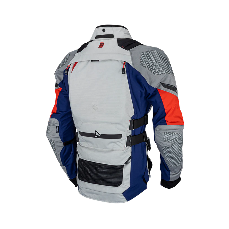 Leatt ADV MultiTour 7.5 Motorradjacke, 30.000 mm wasserdicht, AA-Protektoren Level 2, blau-rot