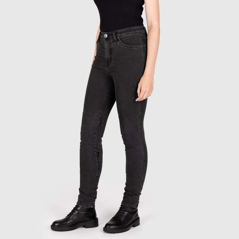 Knox Women’s Colton Skinny REGULAR Stone Wash Indigo – AA Motorjeans voor Dames