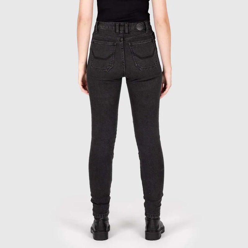 Knox Women’s Colton Skinny REGULAR Black – AA Motorjeans voor Dames