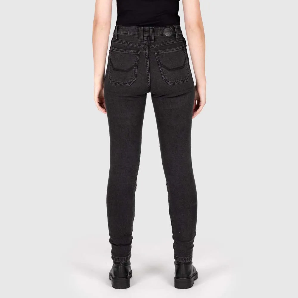 Knox Women’s Colton Skinny REGULAR Stone Wash Indigo – AA Motorjeans voor Dames