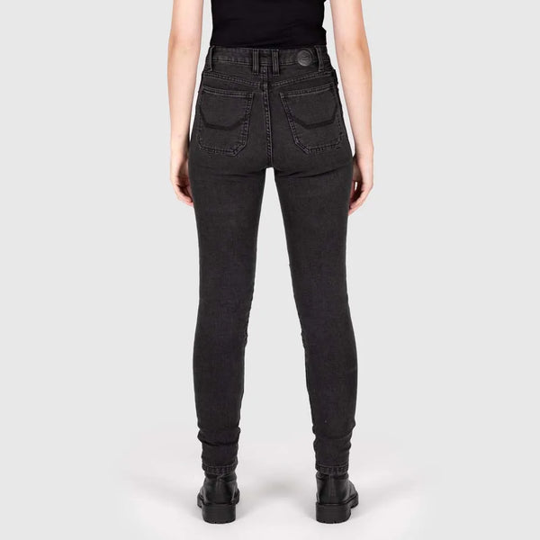 Knox Women’s Colton Skinny Stone Wash Indigo AA-rated motorcycle jeans (regular)