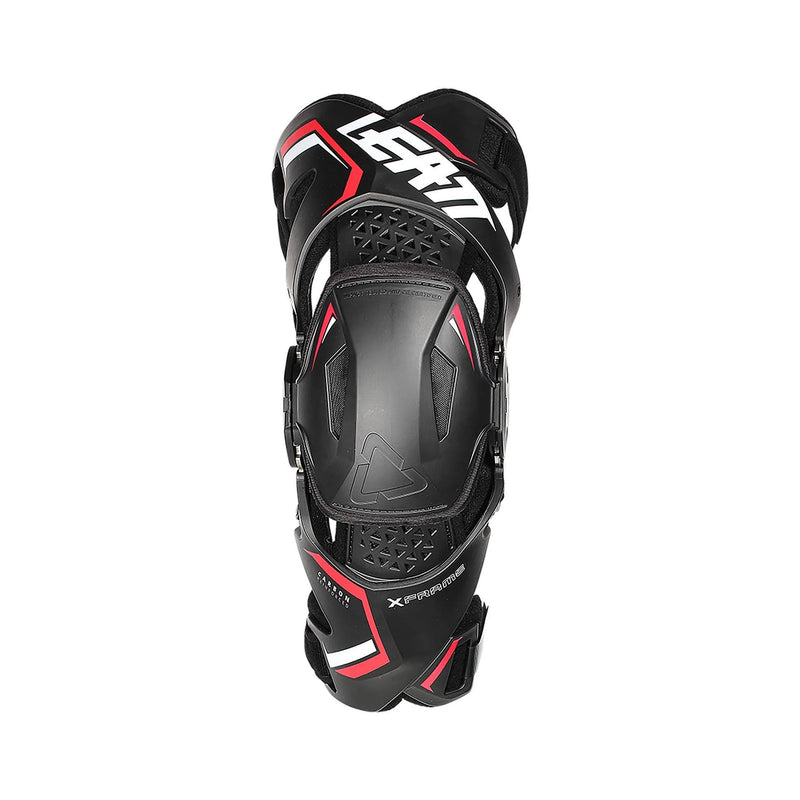 Leatt Knee Brace X-Frame Pair Black – Premium Carbon Knee Braces for Motocross, Enduro & Off-road