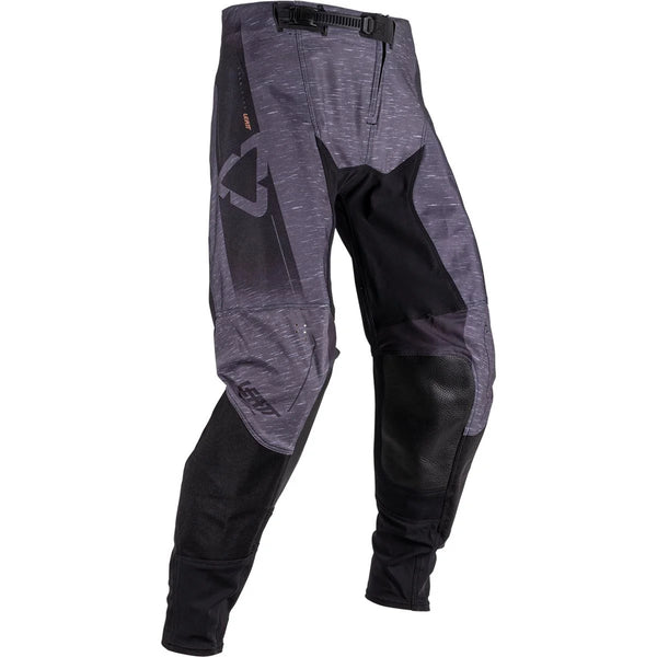 Leatt Moto 4.5 motorbroek offroad stretch met knieversteviging Stealth Zwart/Grijs