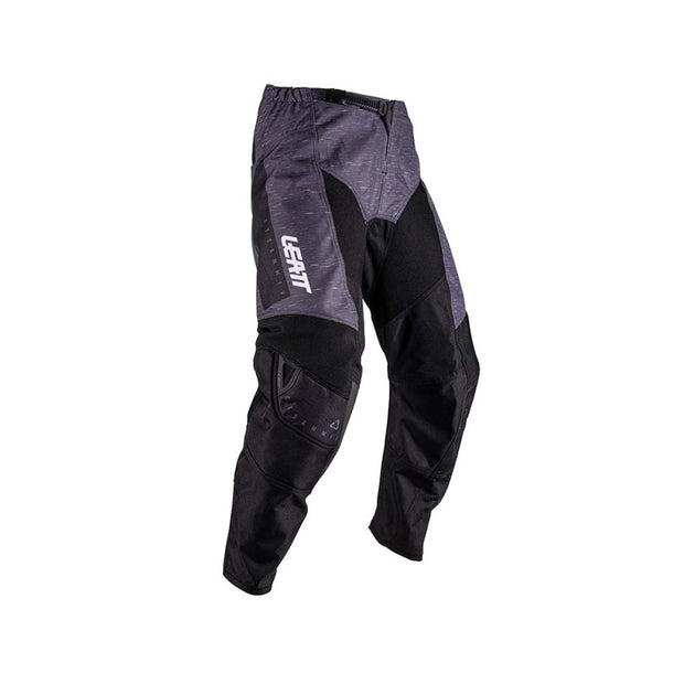 Leatt Moto 3.5 motorbroek offroad stretch met knieversteviging Stealth Zwart/Grijs