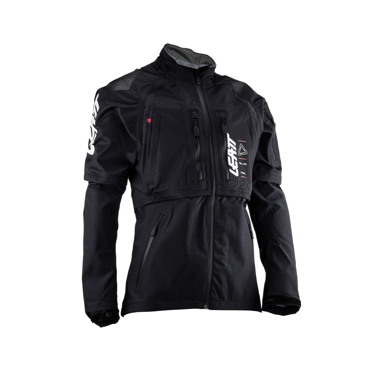 Leatt HydraDri 4.5 Motorradjacke, wasserdicht (20.000 mm), atmungsaktiv, schwarz