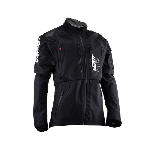 Leatt HydraDri 4.5 Motorradjacke, wasserdicht (20.000 mm), atmungsaktiv, schwarz