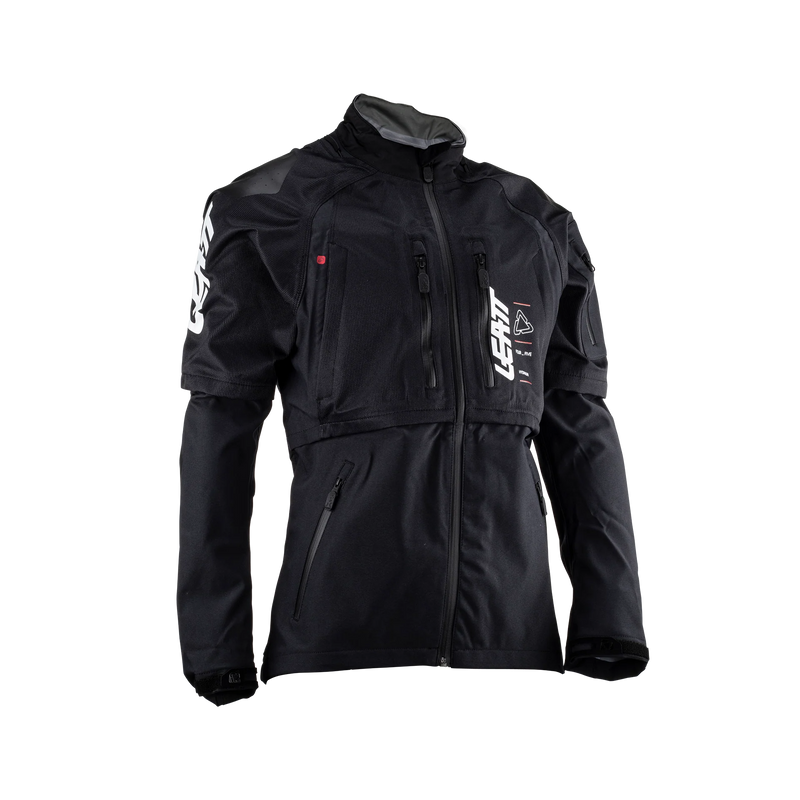 Leatt HydraDri 4.5 Motorradjacke, wasserdicht (20.000 mm), atmungsaktiv, schwarz