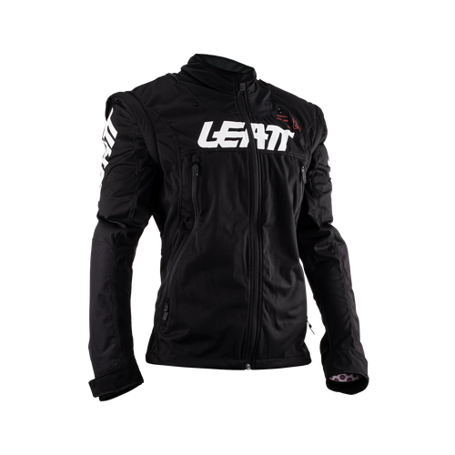Leatt Moto 4.5 Lite Motorradjacke, wasserdicht (10.000 mm), leicht, schwarz