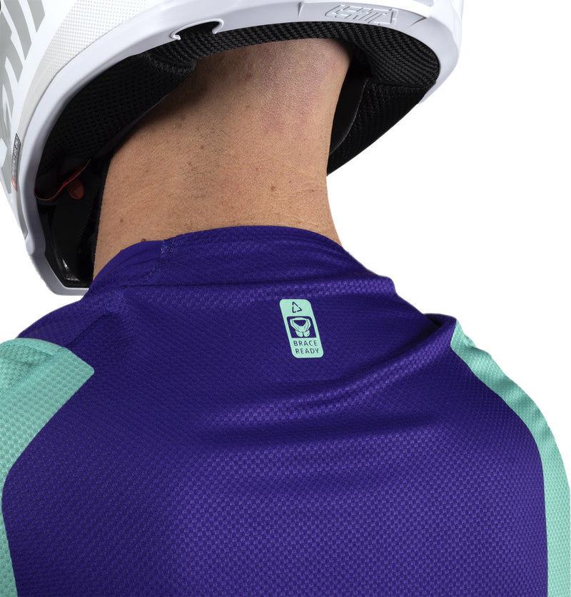 Leatt Moto 4.5 Lite V26 motocross jersey lightweight breathable Purple