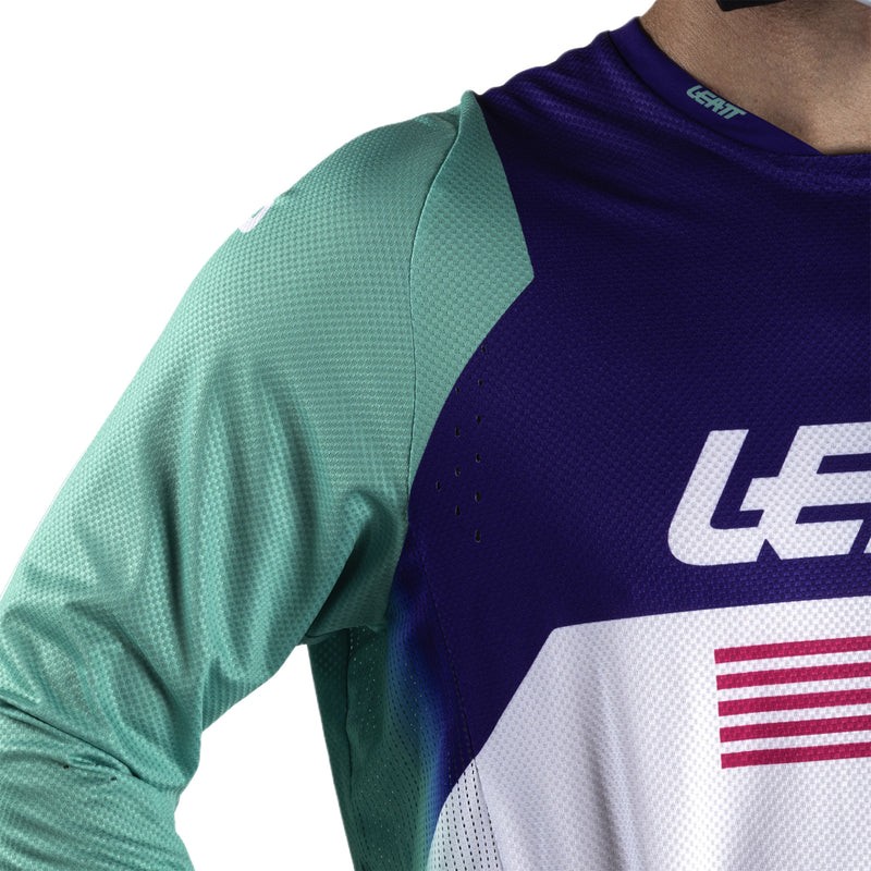 Leatt Moto 4.5 Lite V26 motocross jersey lightweight breathable Purple