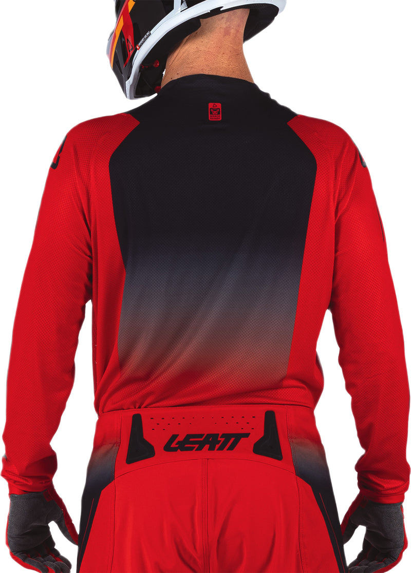 Leatt Moto 4.5 Lite V26 Motocross-Trikot, leicht und atmungsaktiv, Rot