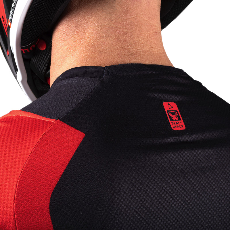 Leatt Moto 4.5 Lite V26 Motocross-Trikot, leicht und atmungsaktiv, Rot